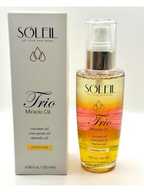 Soleil Trio Miracle Oil Coconut Rose & Marula Oil 4.06 fl. oz.
